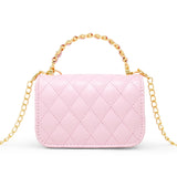Girl's Classic Link Chain Top Handle Handbag: White