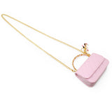 Girl's Classic Link Chain Top Handle Handbag: White