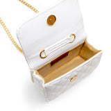 Girl's Classic Link Chain Top Handle Handbag: White