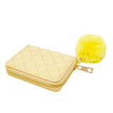 Girls Sparkle Quilted Wallet: Bubblegum