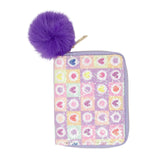 Pink Glitter Hearts Wallet by Tiny Treats and ZOMI GEMS with sparkling heart design and compact, stylish appearance.