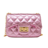 Metallic Classic Mini Purse: Lilac