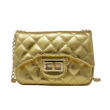 Metallic Classic Mini Purse: Red