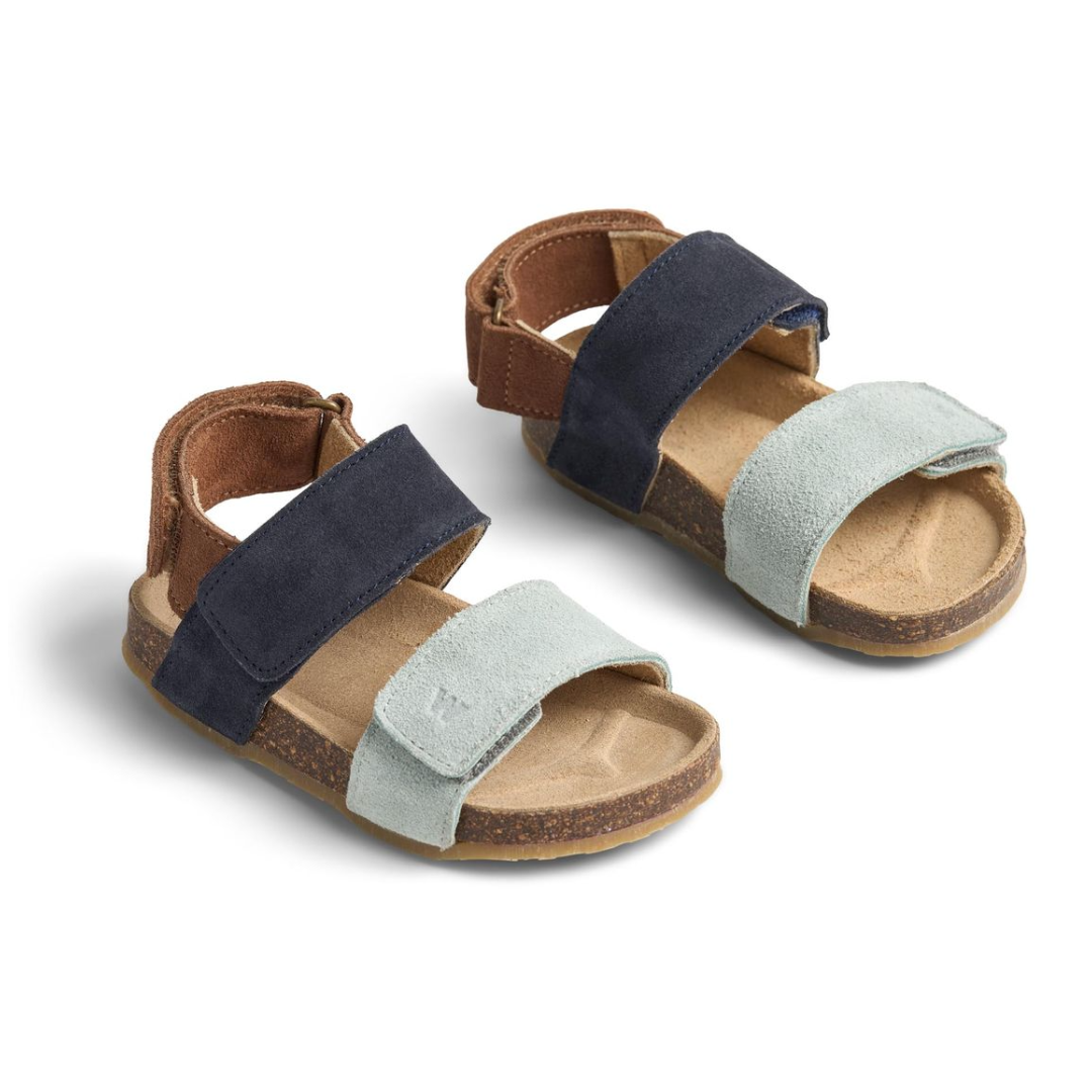 Alphie Sandal Navy Teal Water