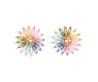 Crystal Madeline Earring Multi: Multi