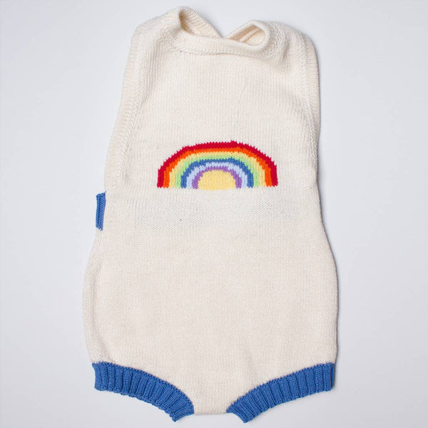 Organic Baby Romper-Rainbow