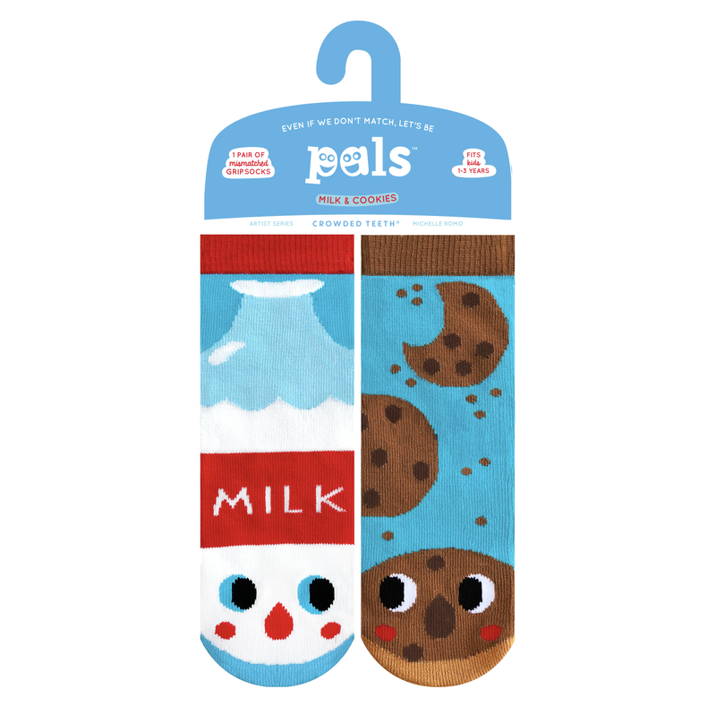 Milk & Cookies | Kids Mismatched Socks by Crowded Teeth