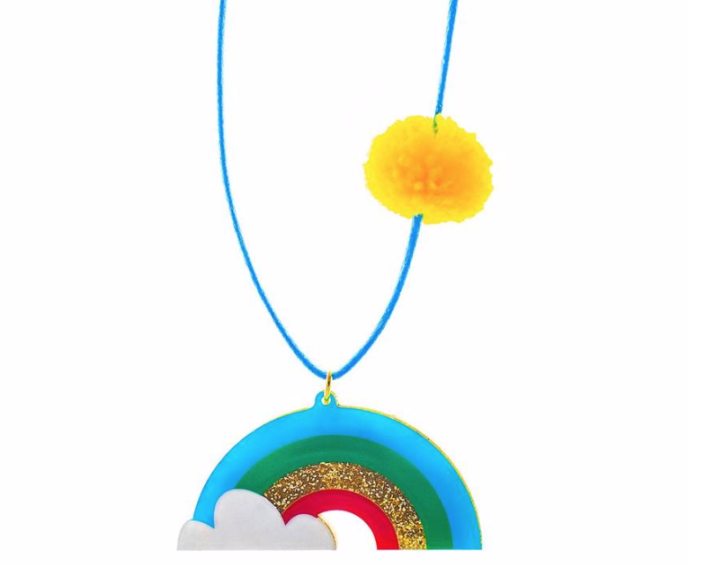 "Rainbows Are Awesome" Necklace