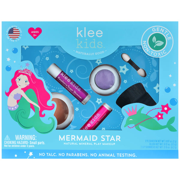Klee Kids Natural Play Makeup 4-PC Kit: Mermaid Star