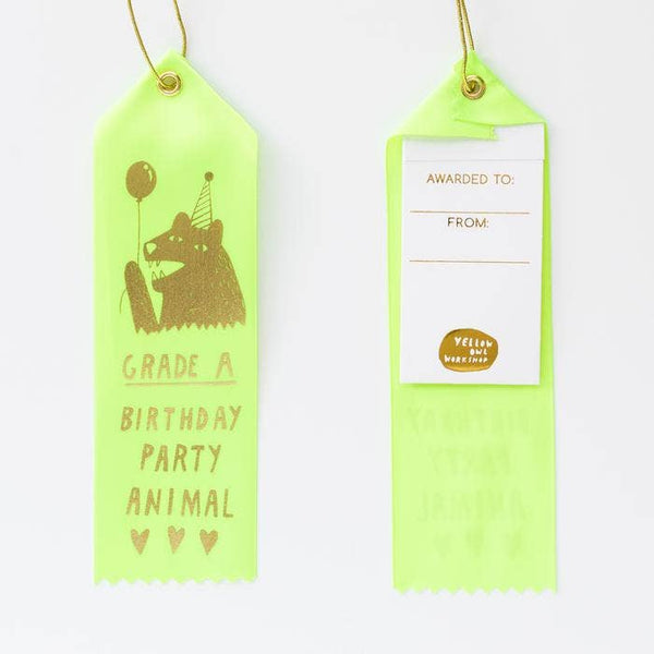 Party Animal Award Ribbon