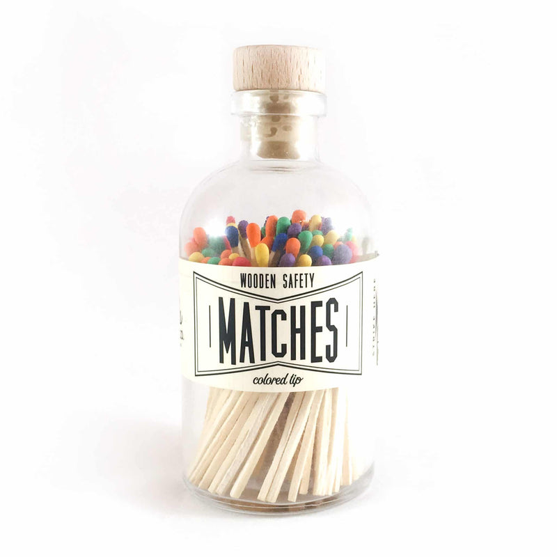 Vintage Apothecary Rainbow Matches