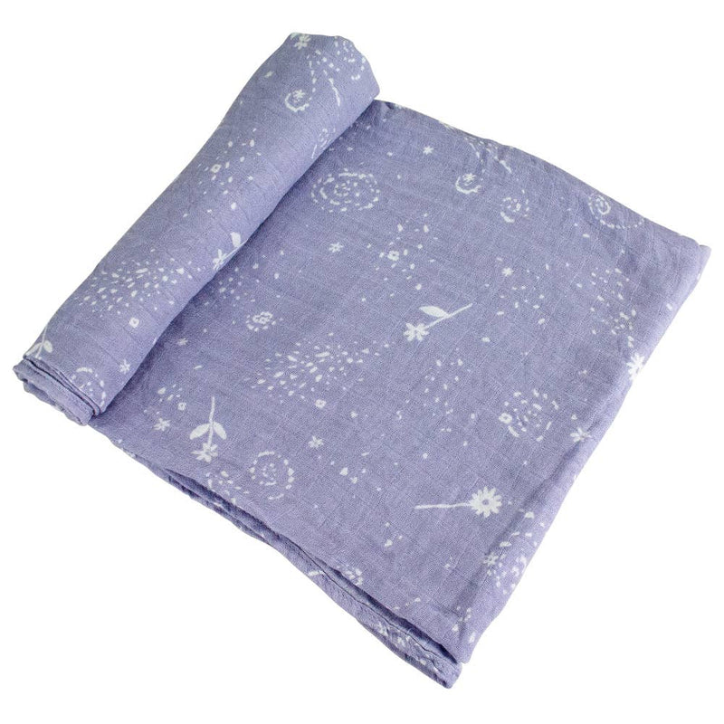 Fairy Dust Single Oh-So-Soft Muslin Swaddle Blanket