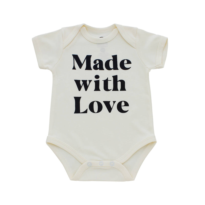 Made with Love Baby Onesie Newborn Baby Gift Gender Neutral