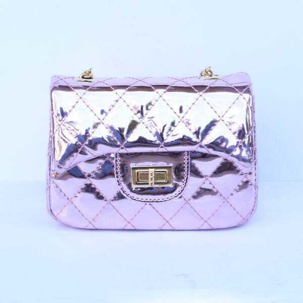 Metallic Quilted Purse