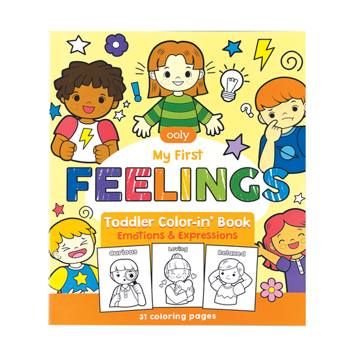 Toddler Coloring Book - Feelings