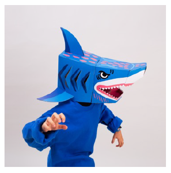 3D SHARK MASK