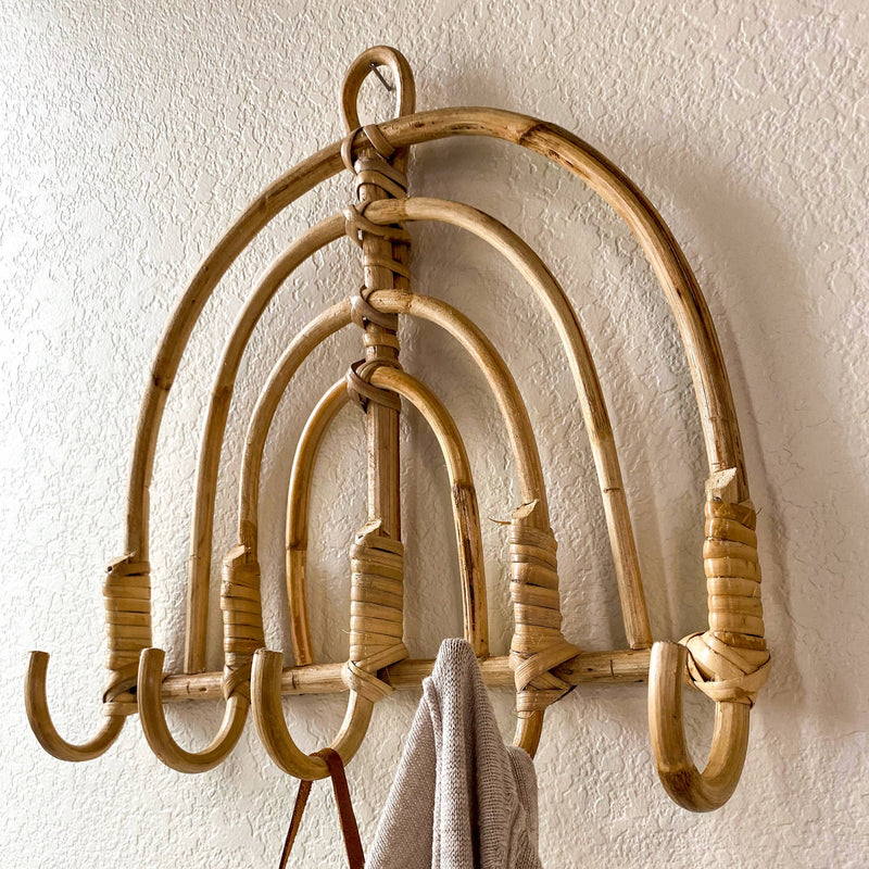 Arched Rattan Wall Hanging