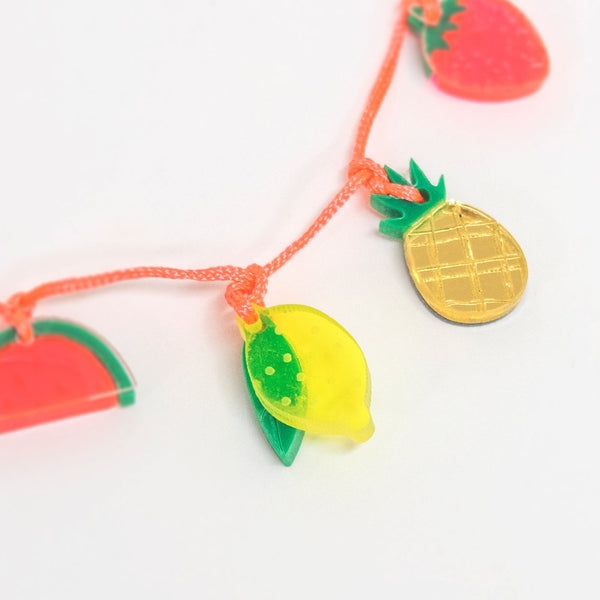 Fruit Charm Necklace