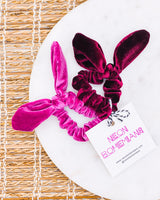 Bunny Ear Scrunchie - Pair Of 2