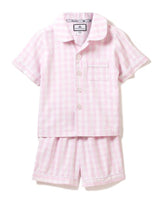 Pink Gingham Short Set