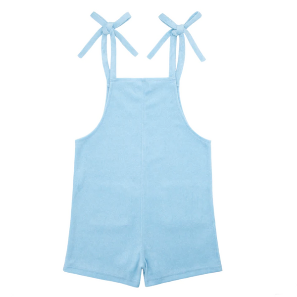 Blue French Terry Romper