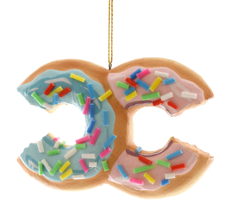 High Fashion Donut Ornament