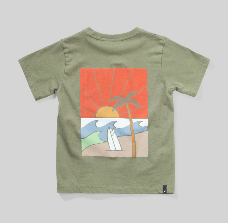 Creepy Tee Olive Denim