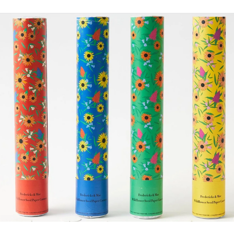 Confetti Cannon - Wildflower Seed Paper - Yellow
