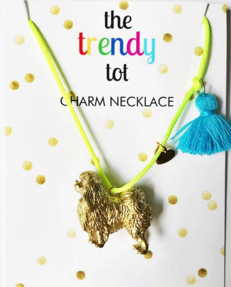 Shih Tzu Dog Tassel Necklace