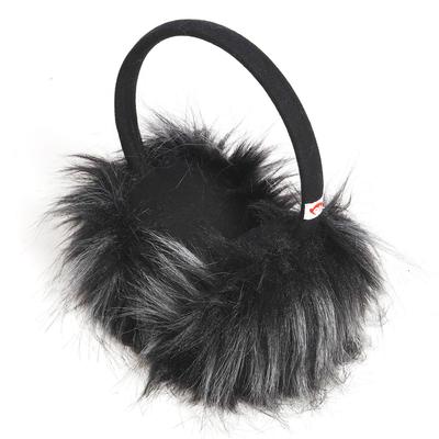 Black Faux Fur Ear Muffs