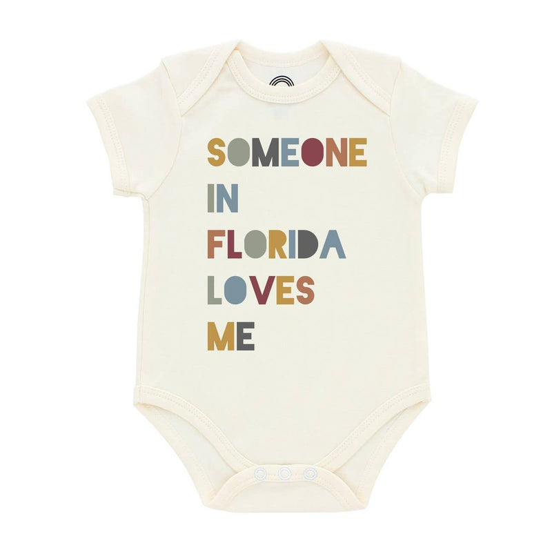 Florida Baby Gift-Someone in Florida Loves Me Baby Onesie