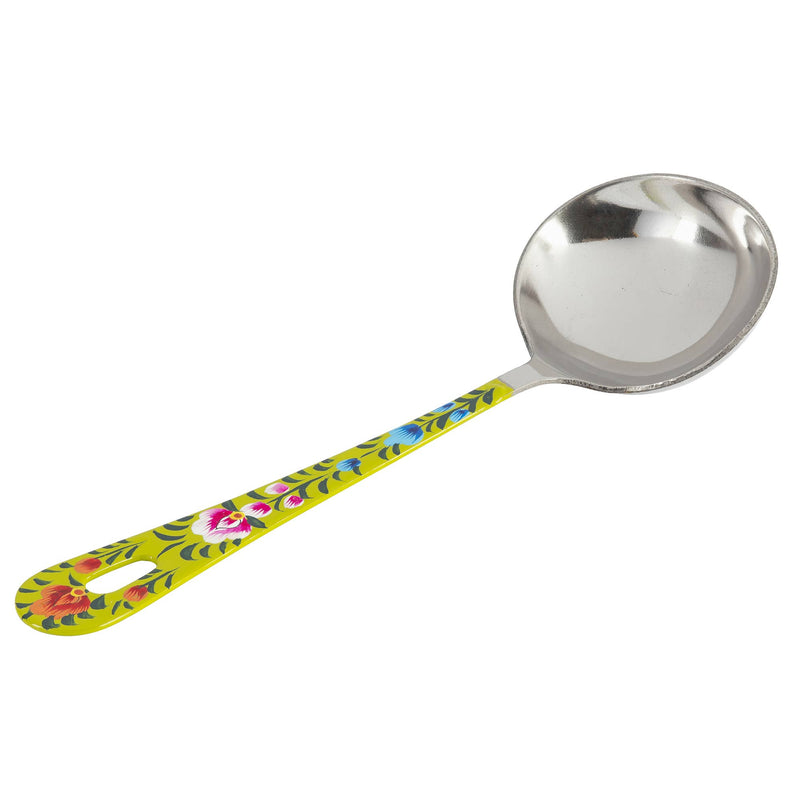 Lime Green Stainless Steel Ladle Spoon