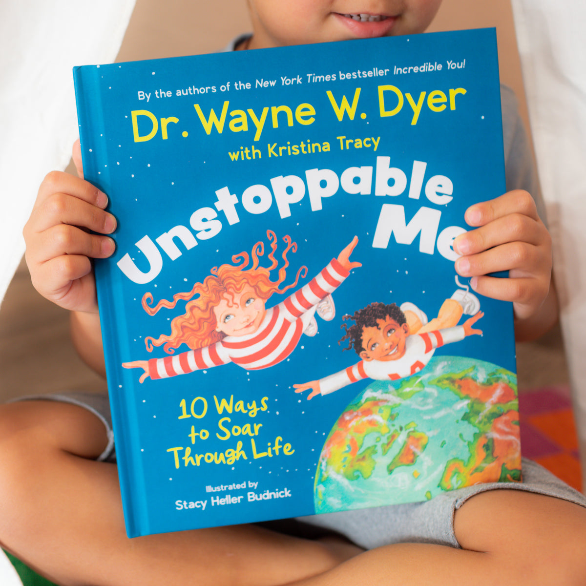 Cover of the book "Unstoppable Me!" by Dr. Wayne W. Dyer, featuring colorful title text on the front cover.