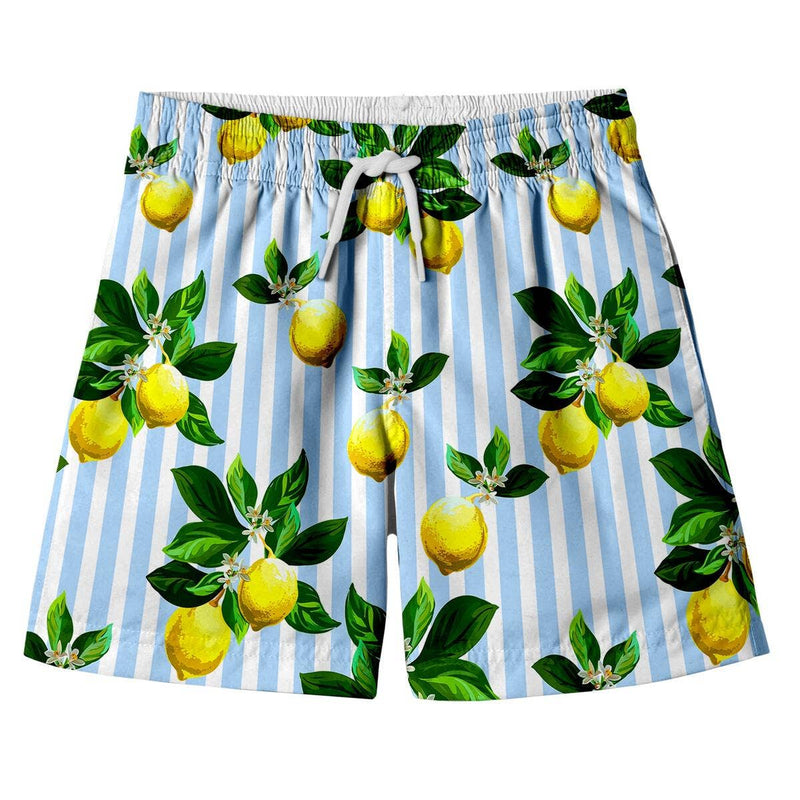 Lemon Stripe Shorts
