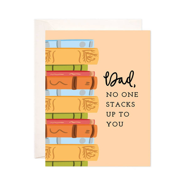 Dad Stacks Greeting Card - Father's Day Card