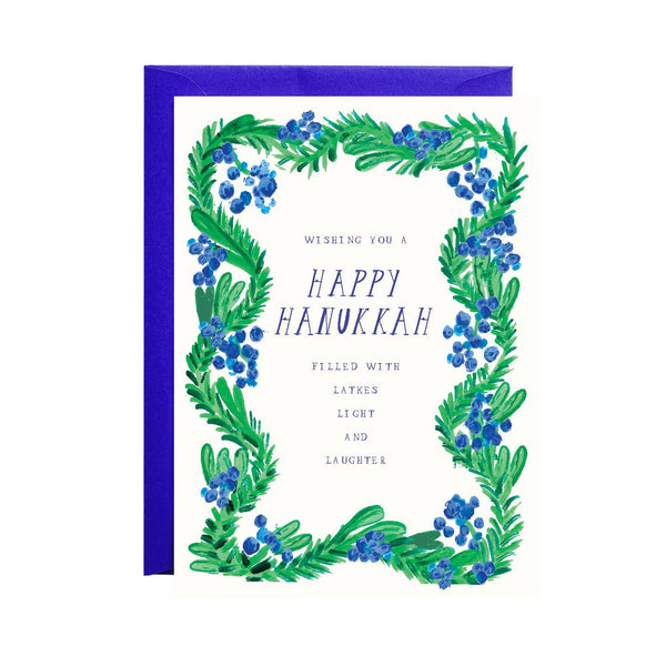 Latkes + Light Holiday Greeting Card (Single / Boxed)