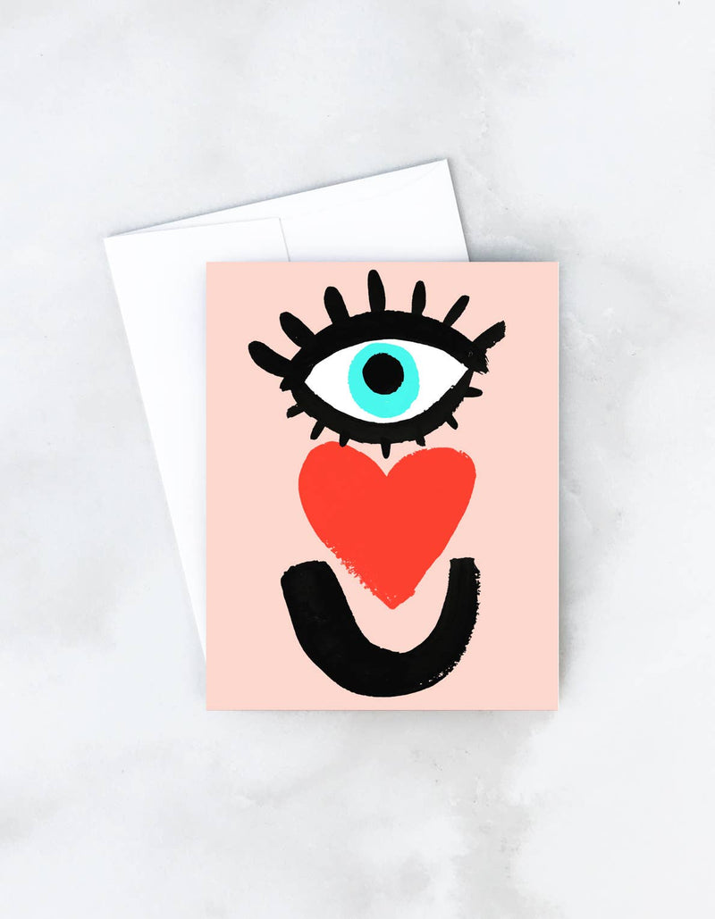 Eye <3 U Card