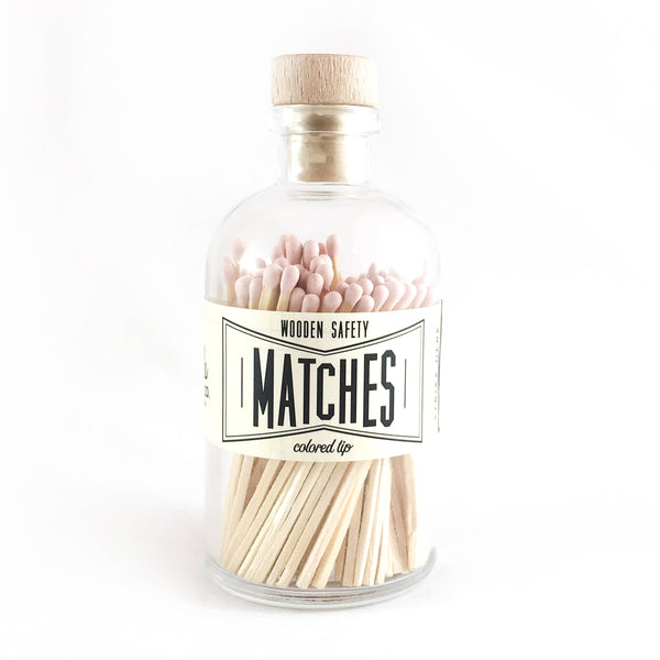 Light Pink Vintage Apothecary Matches