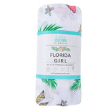Soft Florida Swaddle Blanket by Little Hometown featuring a colorful floral pattern, perfect for keeping babies cozy.