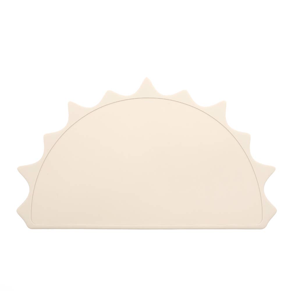 Sun Shape Silicone Placemat Nude