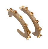 City Girl Jewel Hoop
