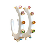 City Girl Jewel Hoop