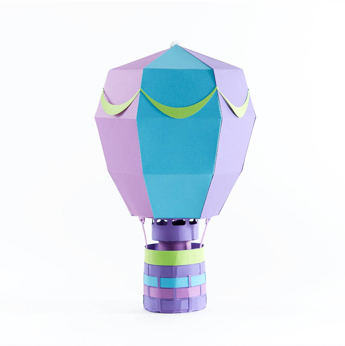 Hot Air Balloon Paper Craft Teachable Kit - Uplifting Words